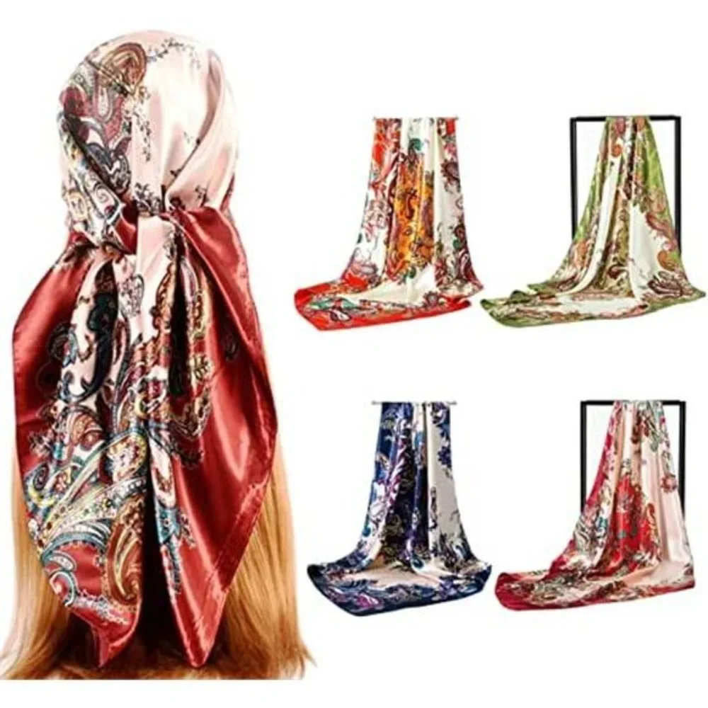 4Piece Boho Hair Bandanas for Women